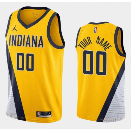 Maillot Basket Indiana Pacers Personnalisé 2020-21 Jordan Brand Statement Edition Swingman - Homme